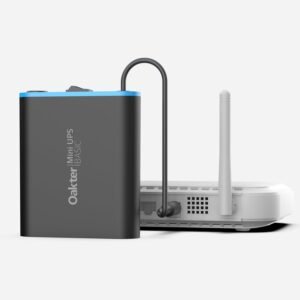 Oakter Mini UPS Basic for WiFi Router Broadband Modem | Supports 12V-2A
